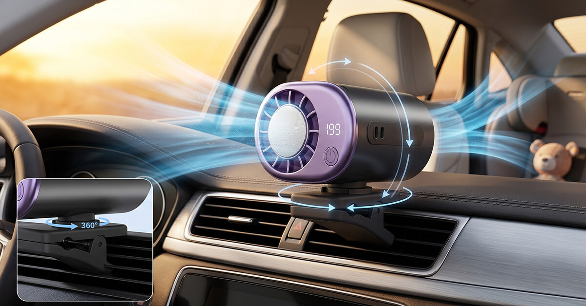Rotación de 360° para Dirigir el Frío Exactamente Donde se Necesita